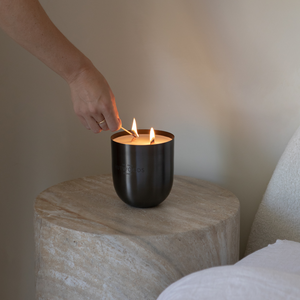 Wood Sage & Sea Salt Matte Black Vessel | Extra Large | 200+ Hours Burn Time